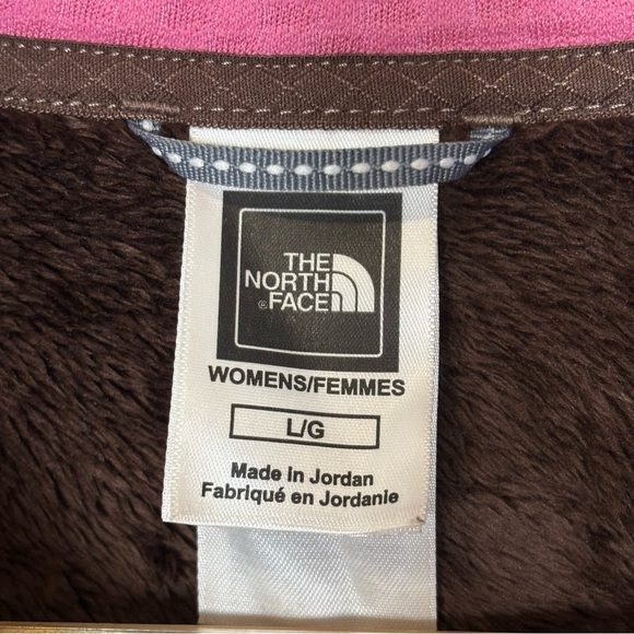 The North Face Osito Fleece 1/4 Zip Pullover Jacket-Brown-Women Size Large - Picture 7 of 9